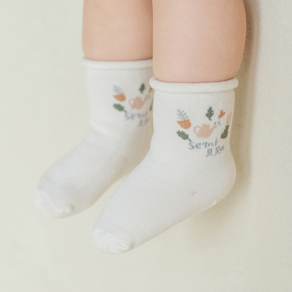 韩国宝宝松口短袜婴幼儿睡眠袜子