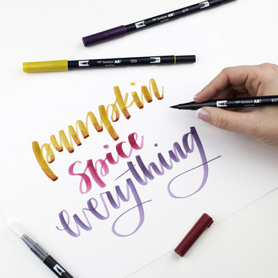 tombow日本蜻蜓专用双头水彩笔