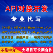 api接口开发对接SDK集成小程序定制数据库设计同步C .net网站搭建