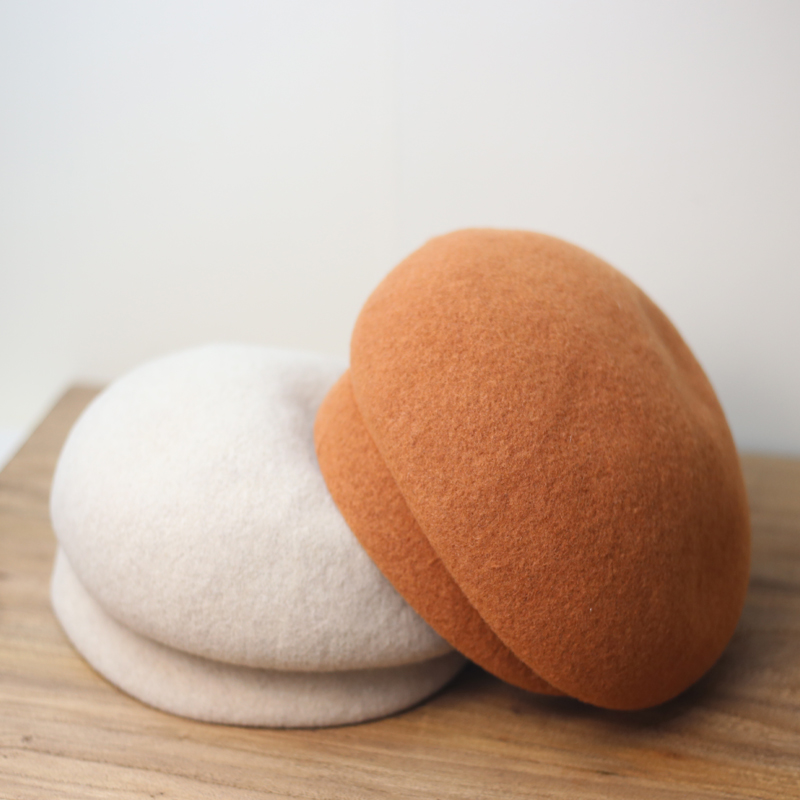 贝雷帽逛街甜美女春秋冬