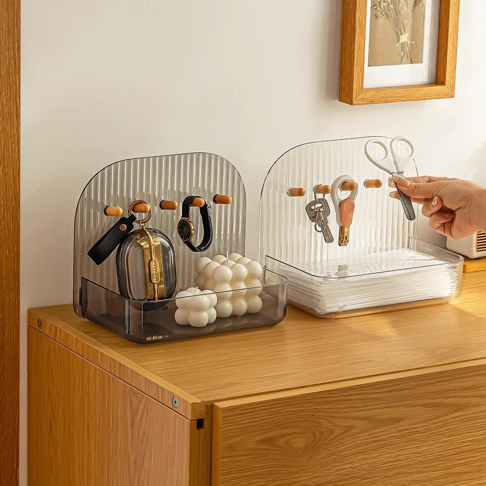 进门玄关钥匙收纳盒放汽车电瓶车入户门口钥匙挂架桌面摆件置物架