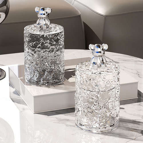 水波纹轻奢牙签盒棉签盒