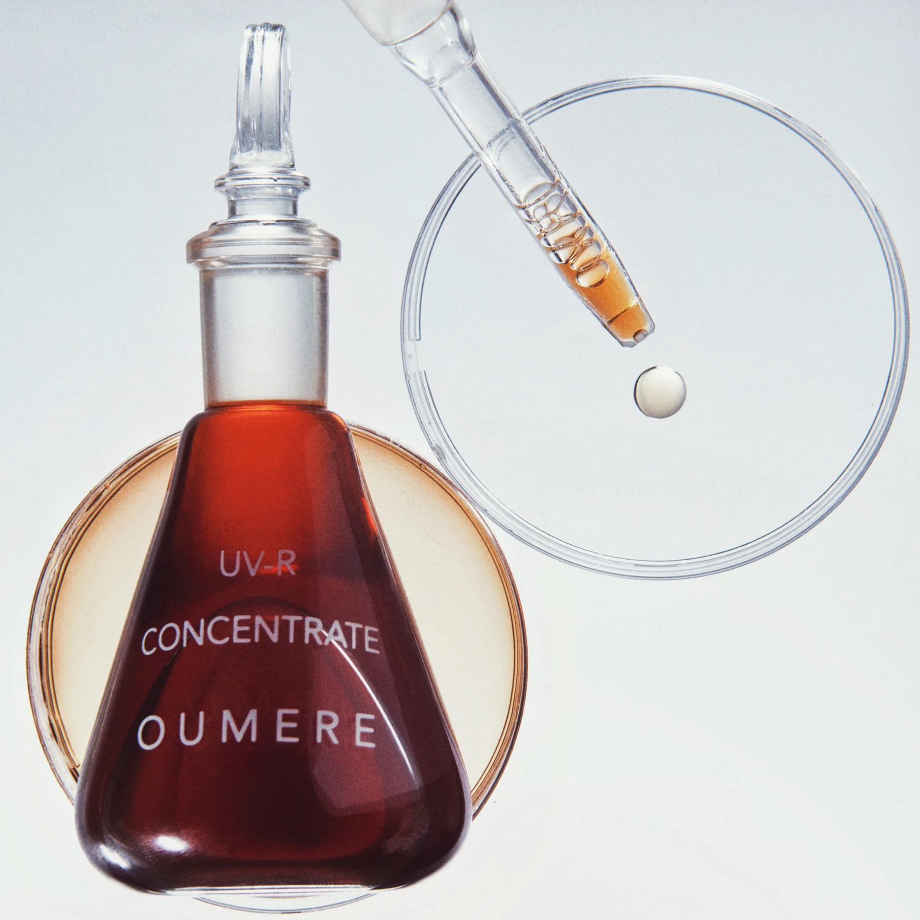 预 美国贵妇小众 OUMERE UV-R修复细包浓缩精华液60ml 晚间精华