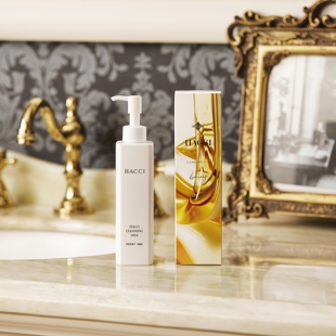 现货 干敏皮适用植萃溶妆温和洁净HACCI蜂蜜养肤卸妆乳190ml
