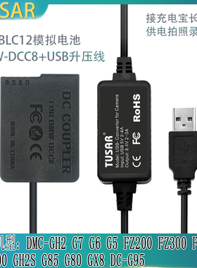适用徕卡VLUX4 VLUXtyp114 typ116 BP-DC12-E假电池接充电宝USB