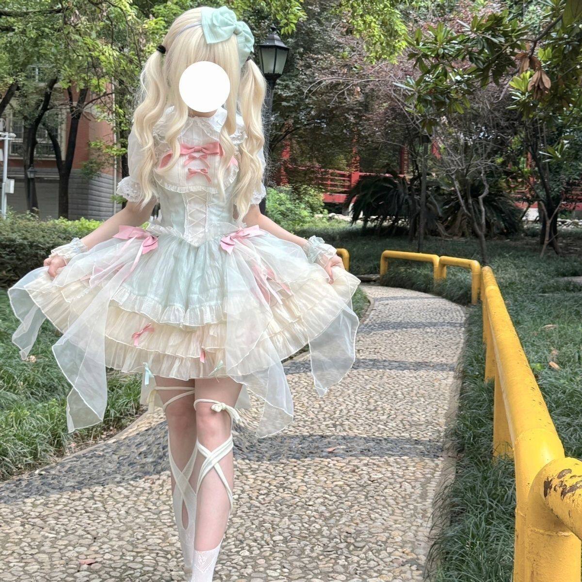 酥饼猫原创设计jsk正版lolita仙气公主连衣裙生日礼服
