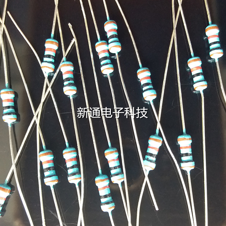 10K 1/4W 1%电阻 五色环0.25W10K金属膜电阻器 新通科技
