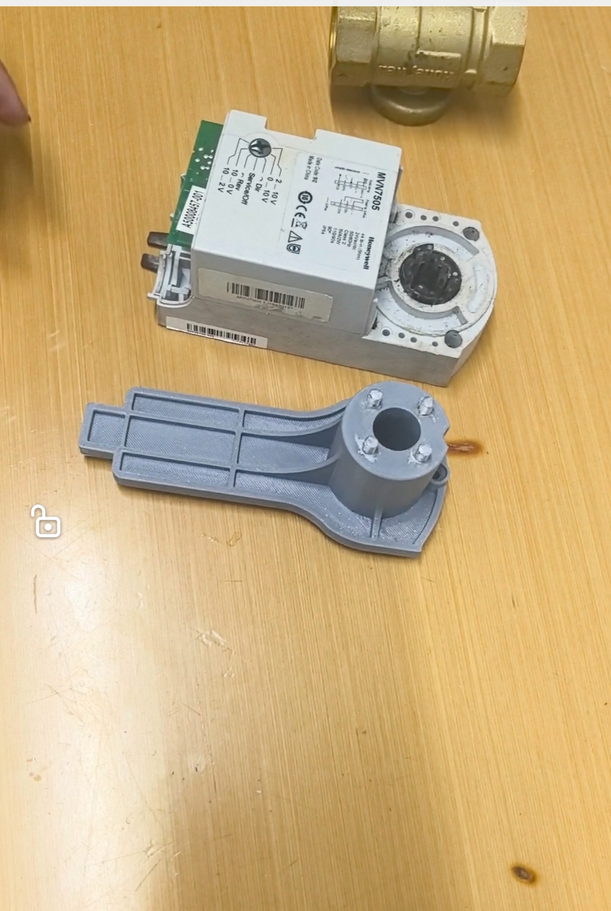 MVN7505 7510电动执行器开度调节阀固定底座配件