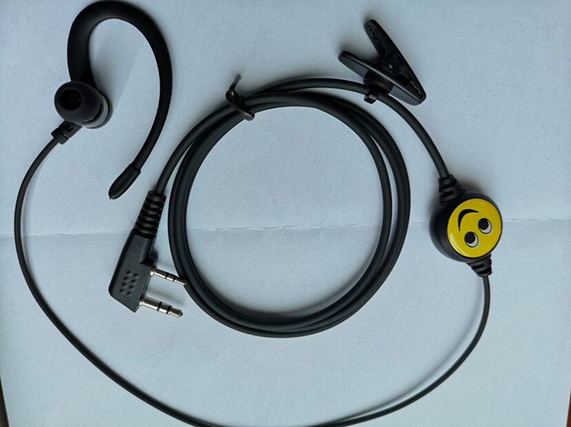 全国包邮K口对讲机耳机 入耳式耳麦通用耳机粗线耐拉降噪买十送一