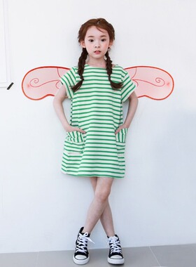 新品包邮儿童男女小女孩精灵蜻蜓翅膀独特舞台表演道具森系拍照