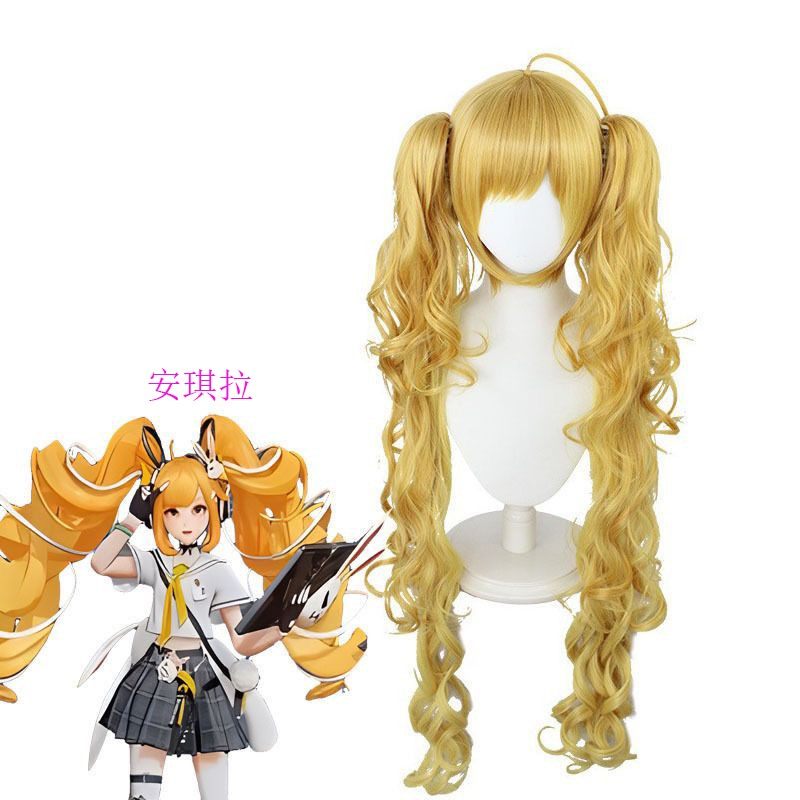 王者荣耀安琪拉cos假发二次元动漫展会毛娘拍照装扮游园演出道具,模玩/动漫/周边/娃圈三坑/桌游,COSPLAY配件/道具/人偶服,淘宝优惠券,粉丝福利购,淘宝优惠卷