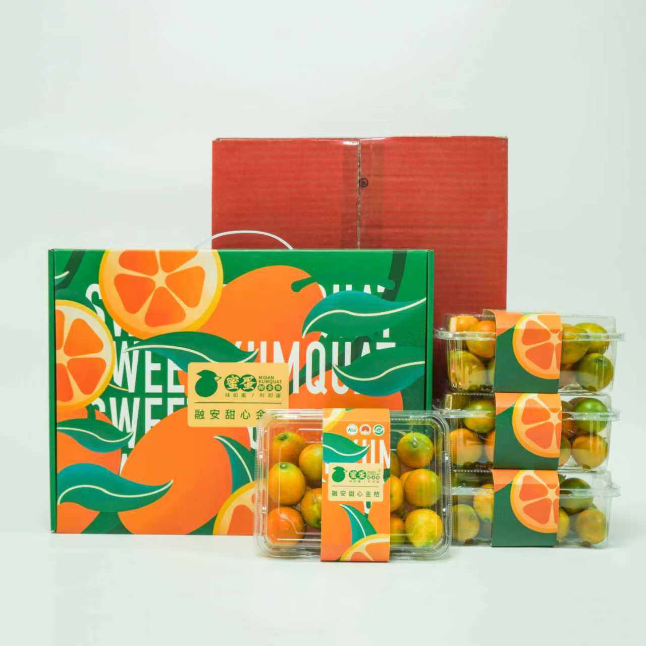 广西融安滑皮金桔蜜蛋礼盒3.6斤