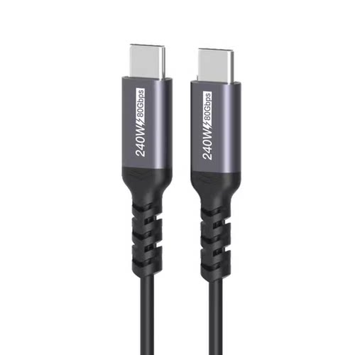 PDlink 苹果换机线一线通240W同轴工艺双C头数据线USB4 80G传输