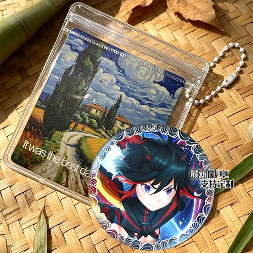 KILL la KILL 双斩少女 斩服 缠流子 周边徽章吧唧谷子胸针定制