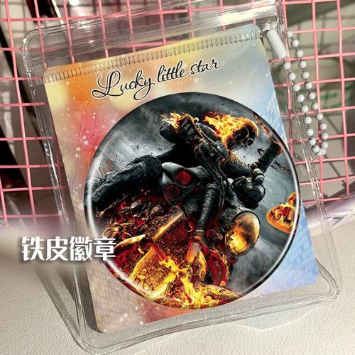 恶灵骑士 周边谷子吧唧徽章胸针挂件小礼品胸章动漫次元DIY