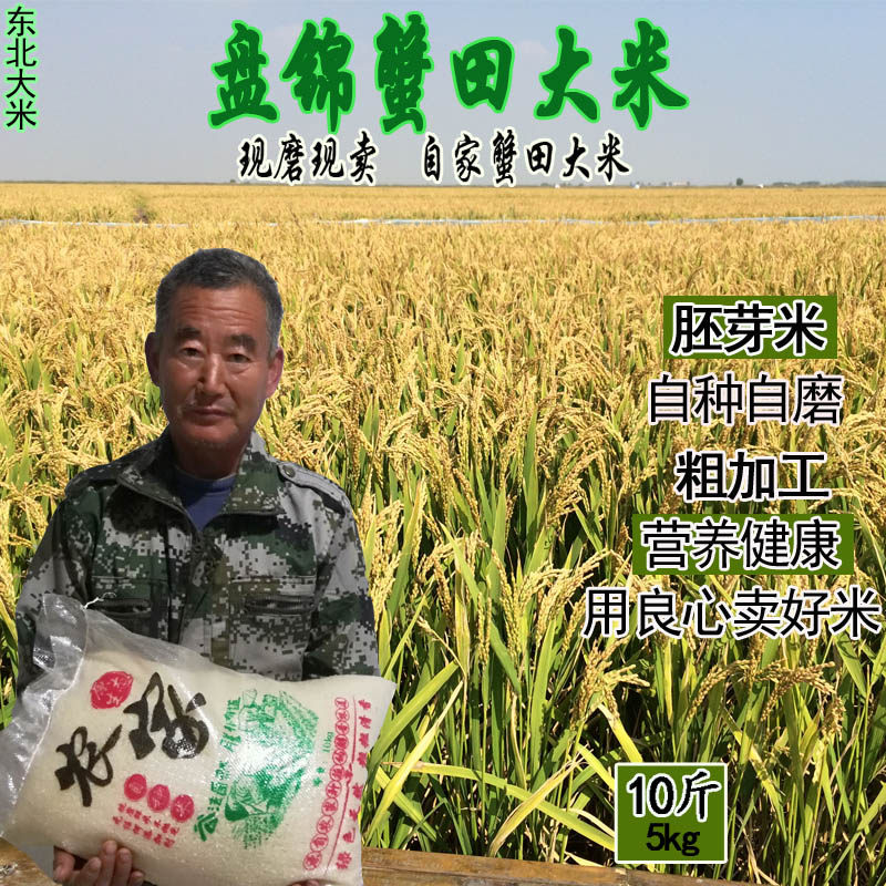 2025年东北大米盘锦蟹田大米胚芽米农家自产珍珠米新米10斤5公斤