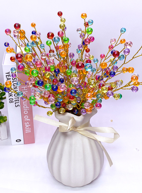 10mm透明光珠AB彩炫彩珠材料包满天星发财果diy手工串珠材料散珠