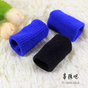 手工DIY串珠铁丝防痛防磨防勒硅胶指套布指套手指保护套厚指套