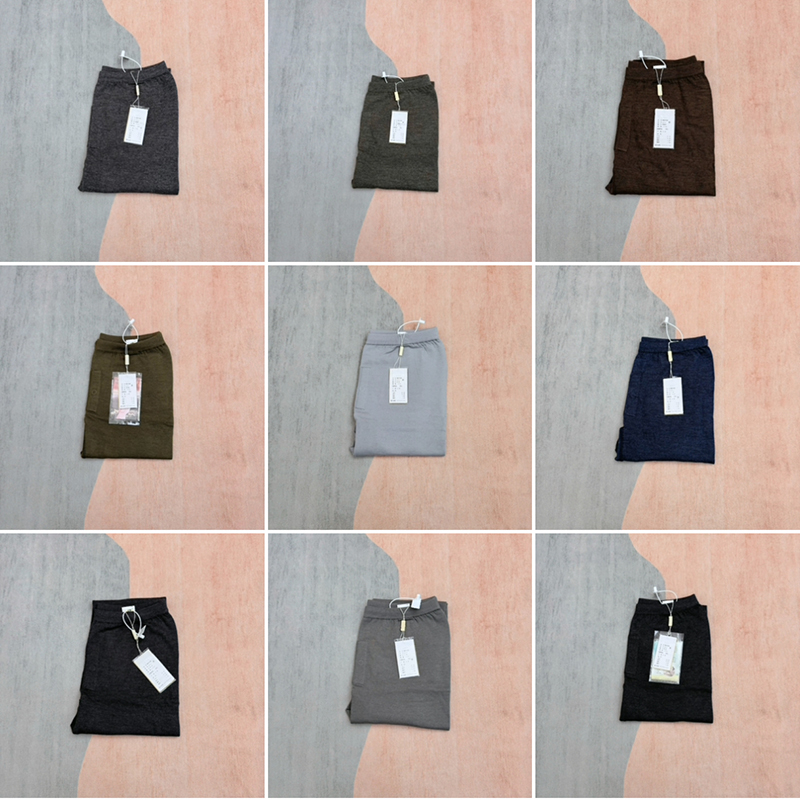 精纺羊毛裤男士大码一体无缝