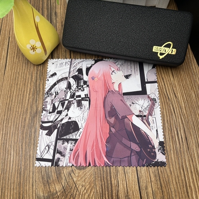 孤独摇滚后藤一里周边动漫眼镜盒二次元眼镜布学生文具收纳