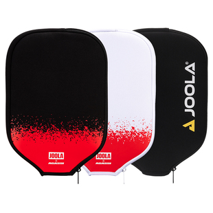 JOOLA&AGASSI尤拉匹克球拍套联名款防刮磕拉链黑高弹通用保护套