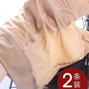 2条装钢丝春秋面膜裤袜80D微透肉遮疤外穿显瘦肤色丝袜裤女不勾丝