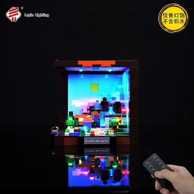 兼容乐高21265我的世界led灯饰