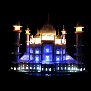 兼容乐高10256建筑系列泰姬陵建LED灯光升级灯具DIY积木灯饰