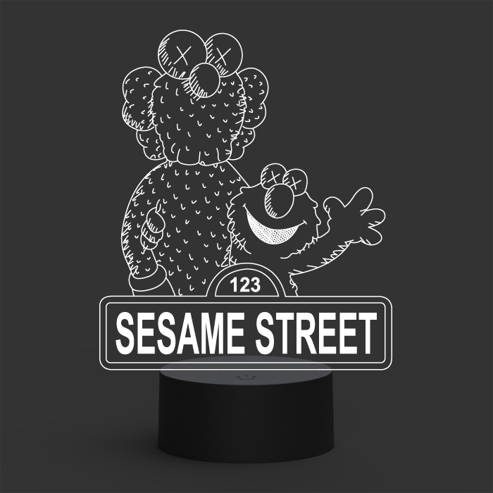 芝麻街Sesame Street动画周边手办触摸七彩色LED小夜灯小台灯在类目 家装主材, 灯具灯饰, 小夜灯中 - 来自Buy2taobao.com提供专业的淘宝代购服务
