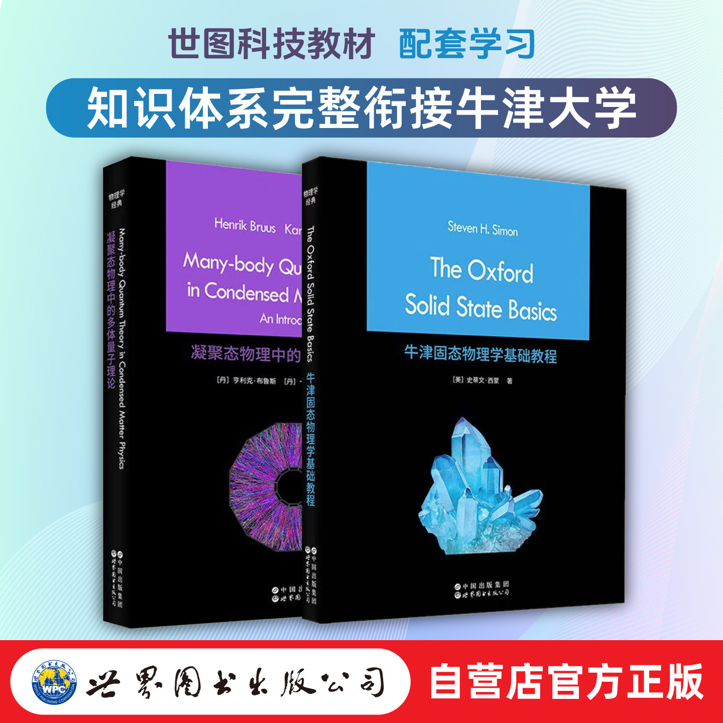 牛津固态物理学基础教程+凝聚态物理中的多体量子理论套装   英文版    牛津大学  完整学习链路   世图科技