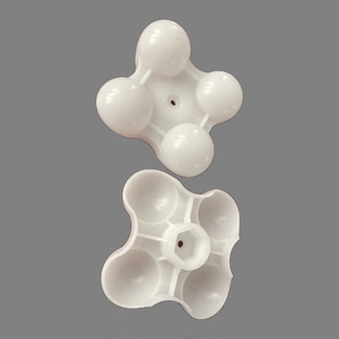 按摩枕4头按摩球头配件内六角塑料球头配件