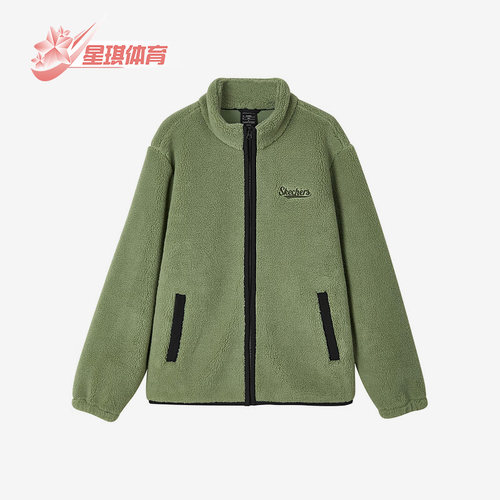 斯凯奇男女新款立领休闲运动外套