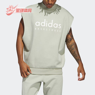 卫衣套头衫 Adidas 无袖 运动宽松情侣款 IA3415 阿迪达斯正品