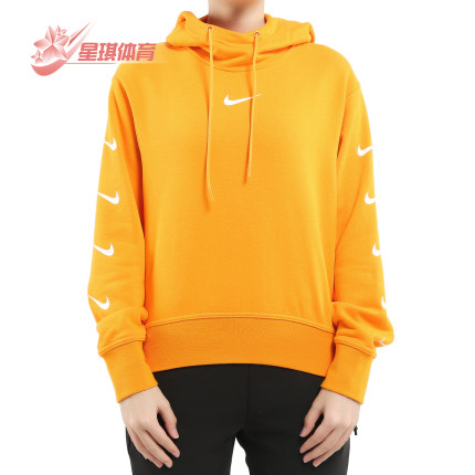 Nike/耐克正品  新款女子串标LOGO运动休闲连帽套头卫衣CD9032