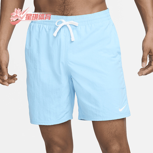 男士 Swim 梭织抽绳夏季 干爽沙滩短裤 407 Nike FZ6259 耐克正品