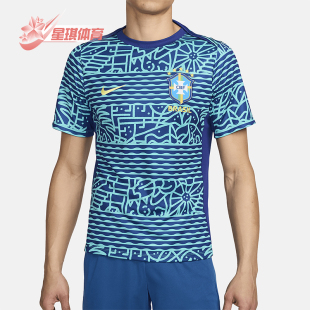 Dri 新款 FIT男士 透气休闲短袖 445 Nike 足球上衣FJ2723 耐克正品