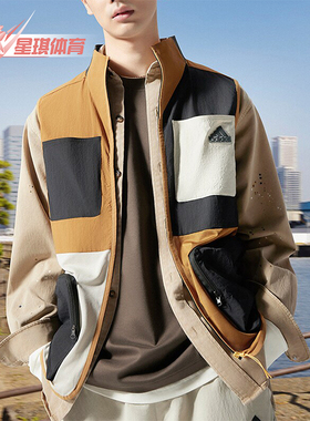Adidas/阿迪达斯正品CE M WV VEST男士梭织宽松马甲JI9812