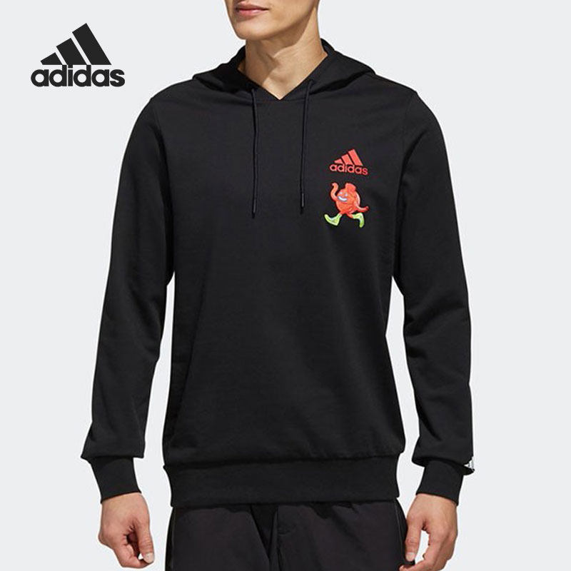 阿迪达斯男子运动舒适连帽卫衣