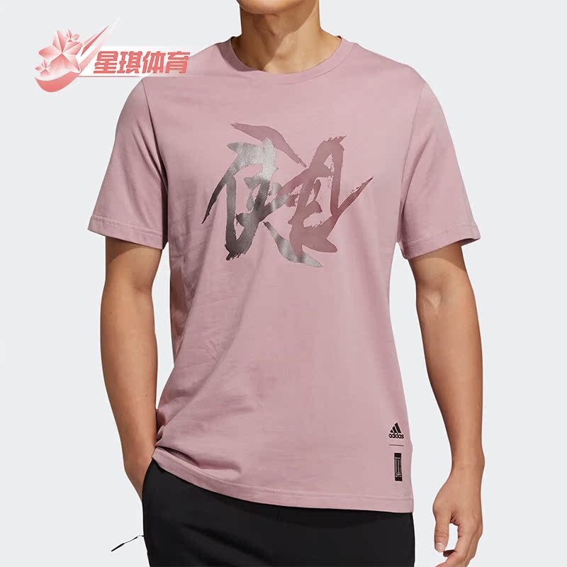 Adidas/阿迪达斯正品春季时尚新款武极系列男子短袖T恤HE5161