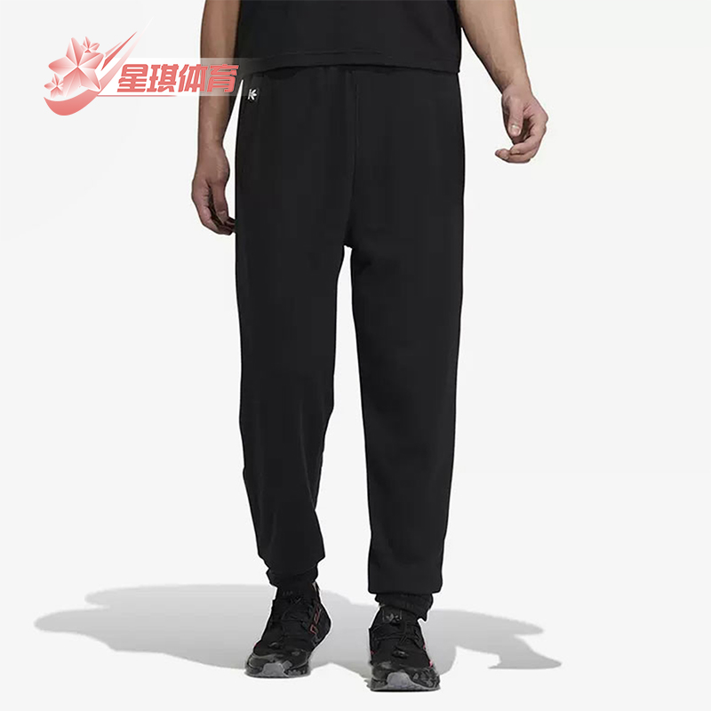 阿迪达斯男士保暖束脚长裤