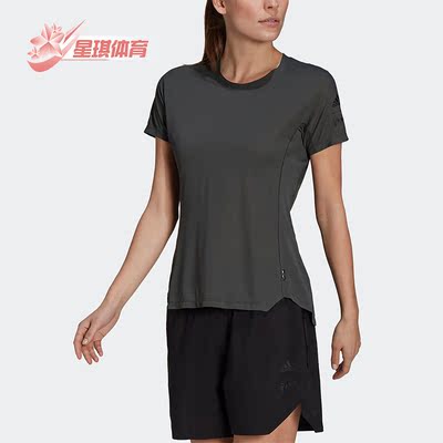 阿迪达斯女子运动时尚简约短袖
