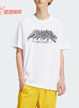 Adidas/阿迪达斯正品三叶草FLAMES CONC T男士运动短袖IS2946