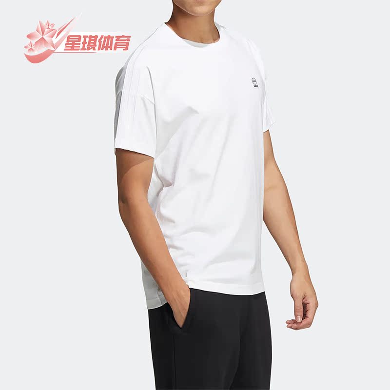 阿迪达斯正品男子运动短袖