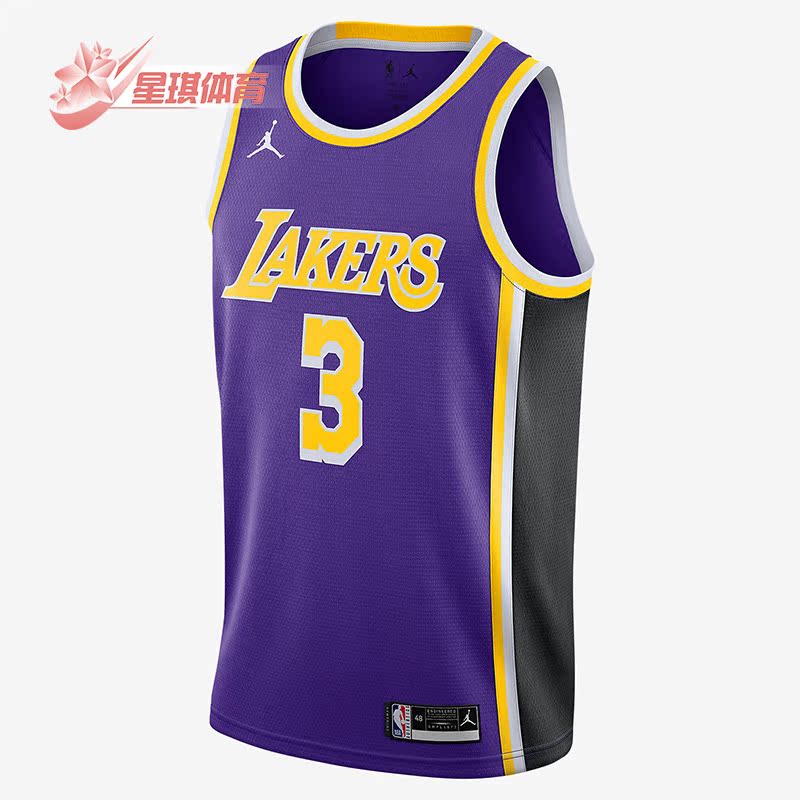 Nike/耐克正品洛杉矶湖人男子篮球无袖运动球衣CV9481-511