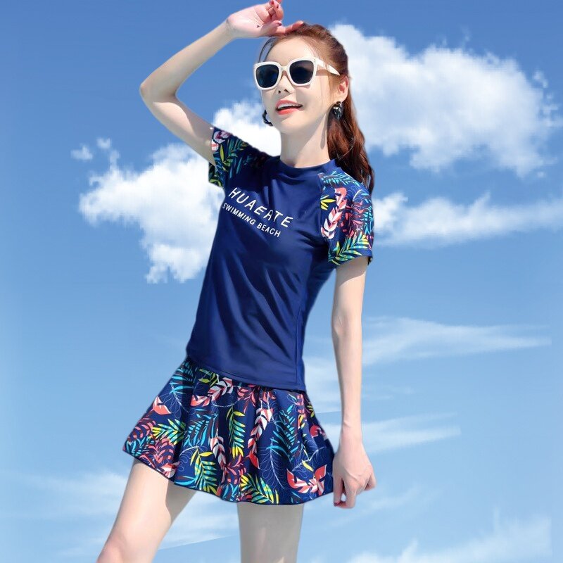 正品维多利亚分体泳衣女2026新款爆款遮肚保守大码微胖遮肉泡温泉