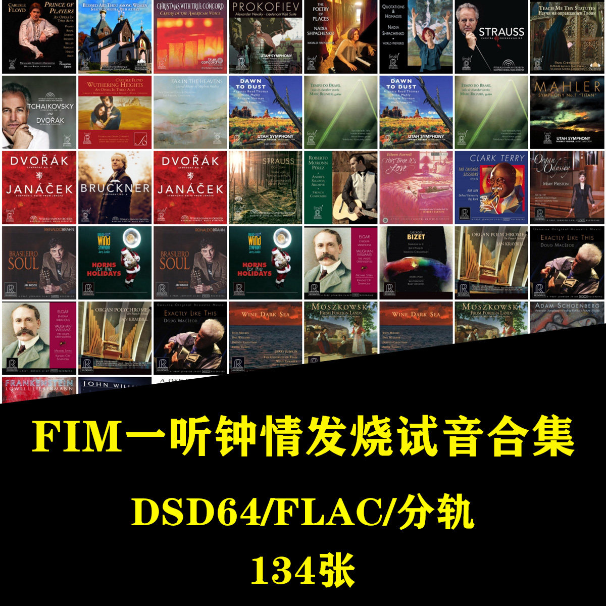 FIM一听钟情发烧试音古典音乐HIFI精选SACDDSF+FLAC分轨134张合集