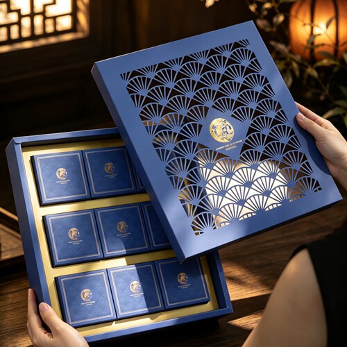 新款高档中秋节月饼包装盒礼品盒