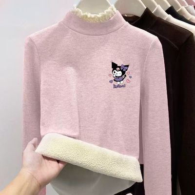 女童库洛米半高领打底衫内搭冬季