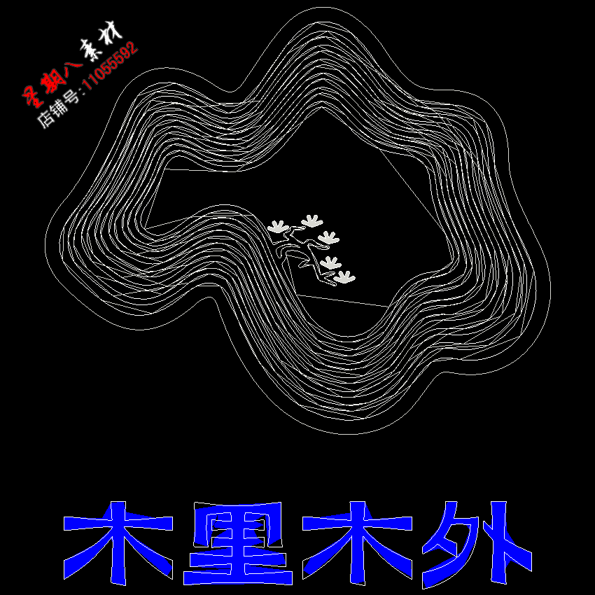 c221木里木外杭州展厅展示设计CAD深化图纸护墙板柜体衣柜设计