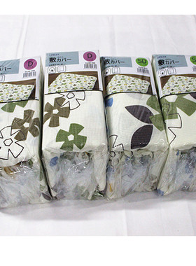 被套单件纯棉小蜂巢印花布外贸余货特惠全棉单人厚款被罩145x205